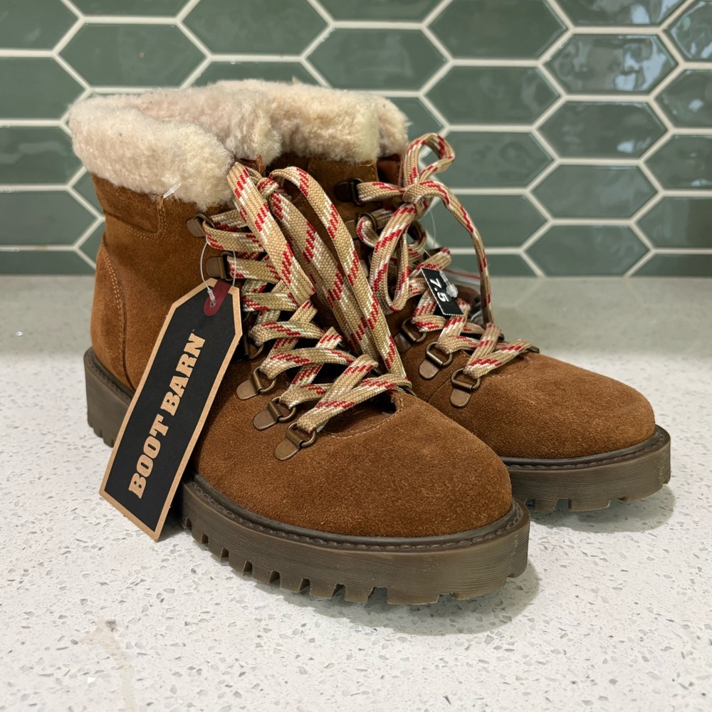 Women's Brown Suede Boots